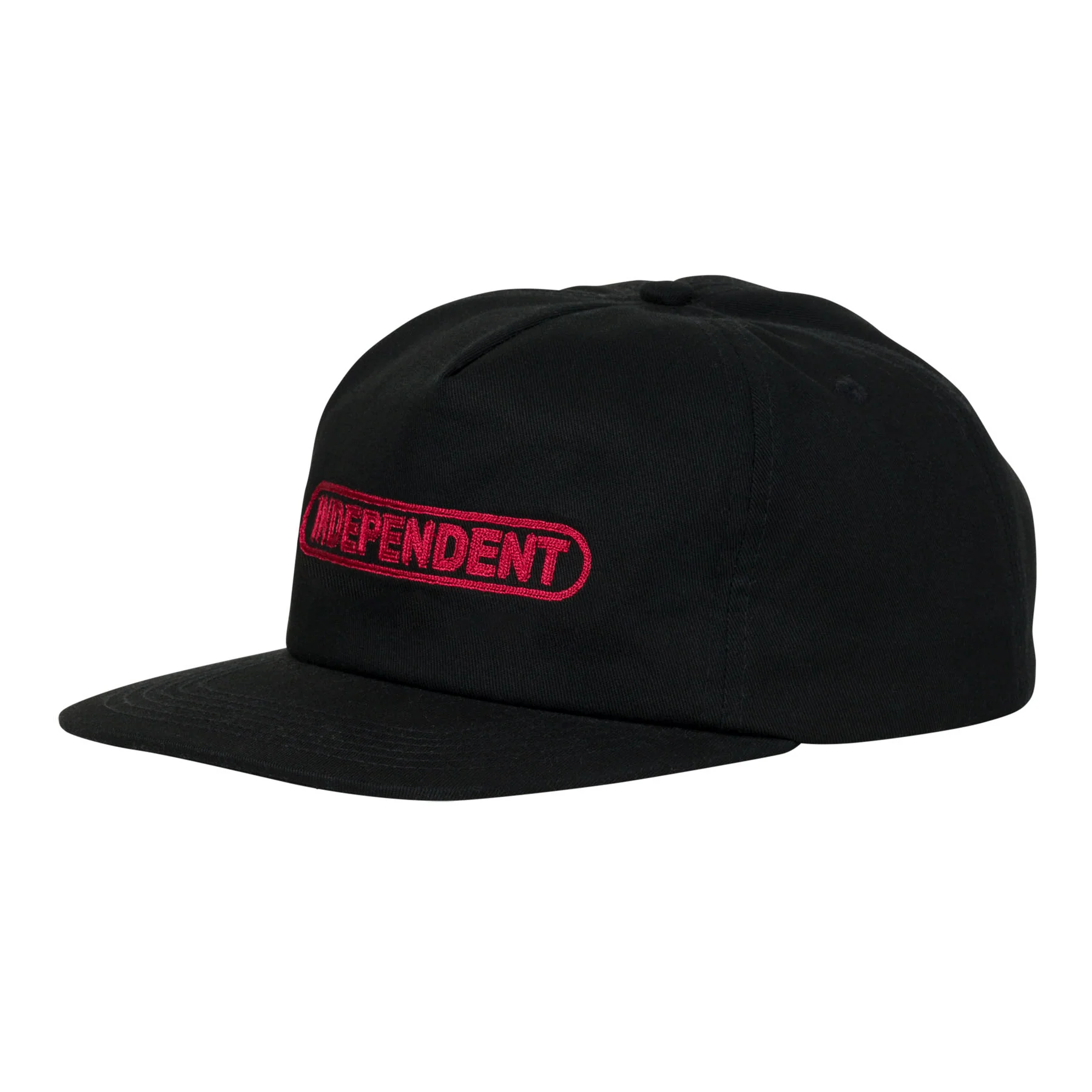 Independent Truck Co Hat Baseplate Snapback Mid Profile Black