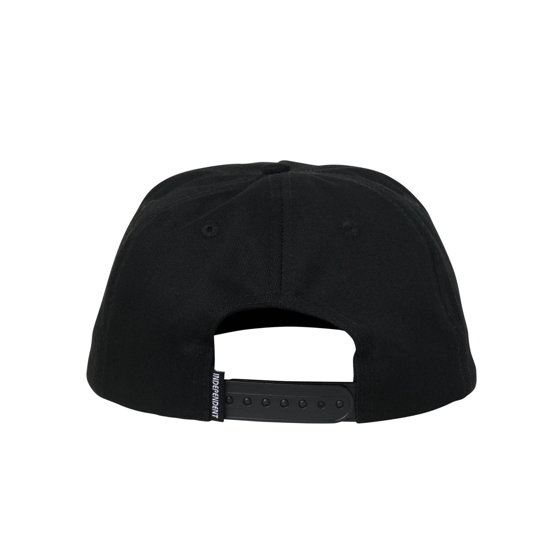 Independent Truck Co Hat Baseplate Snapback Mid Profile Black - Image 2