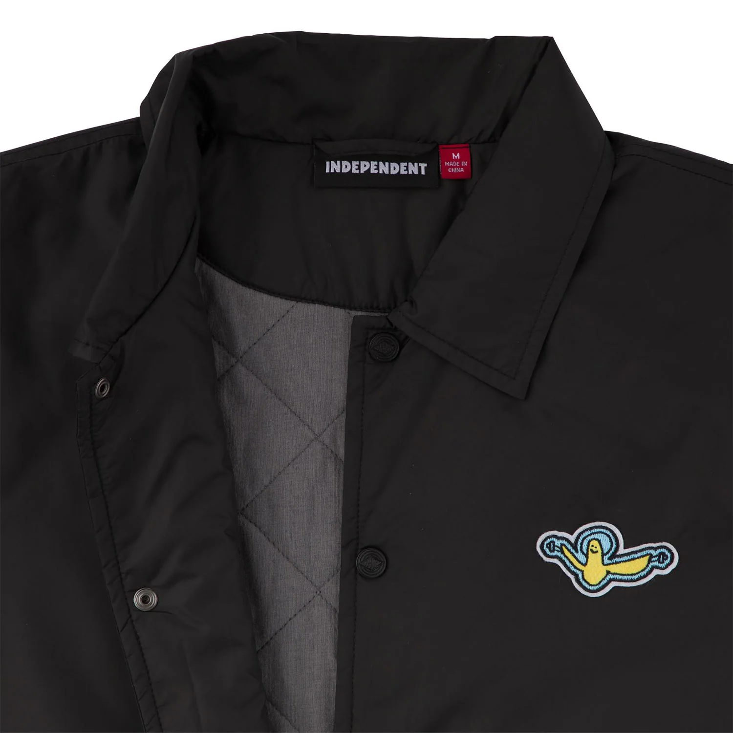Independent Trucks Coat Gonz Hanger Windbreaker Black - Image 3