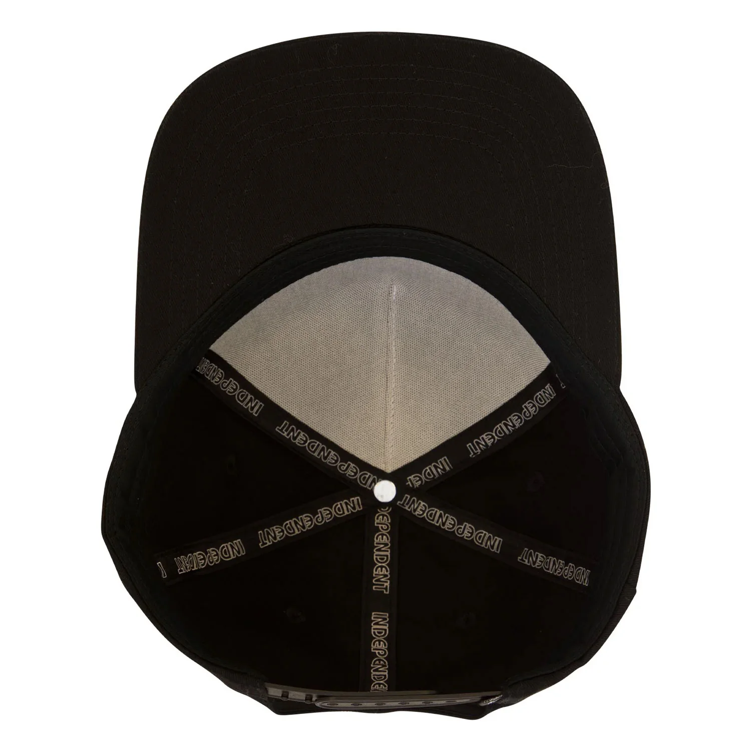 Independent Trucks Hat Barhouse Ripped Snapback Black - Image 4