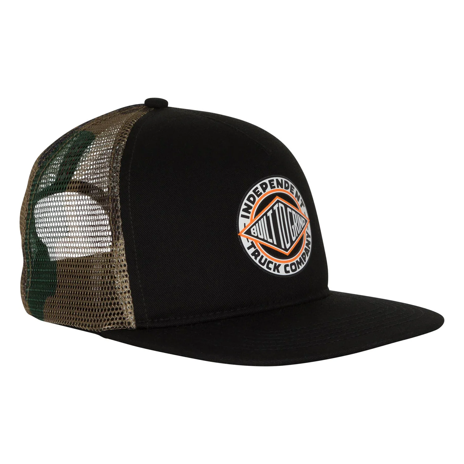 Independent Trucks Hat BTG Summit Printed Mesh Trucker Black/Camo - Image 3
