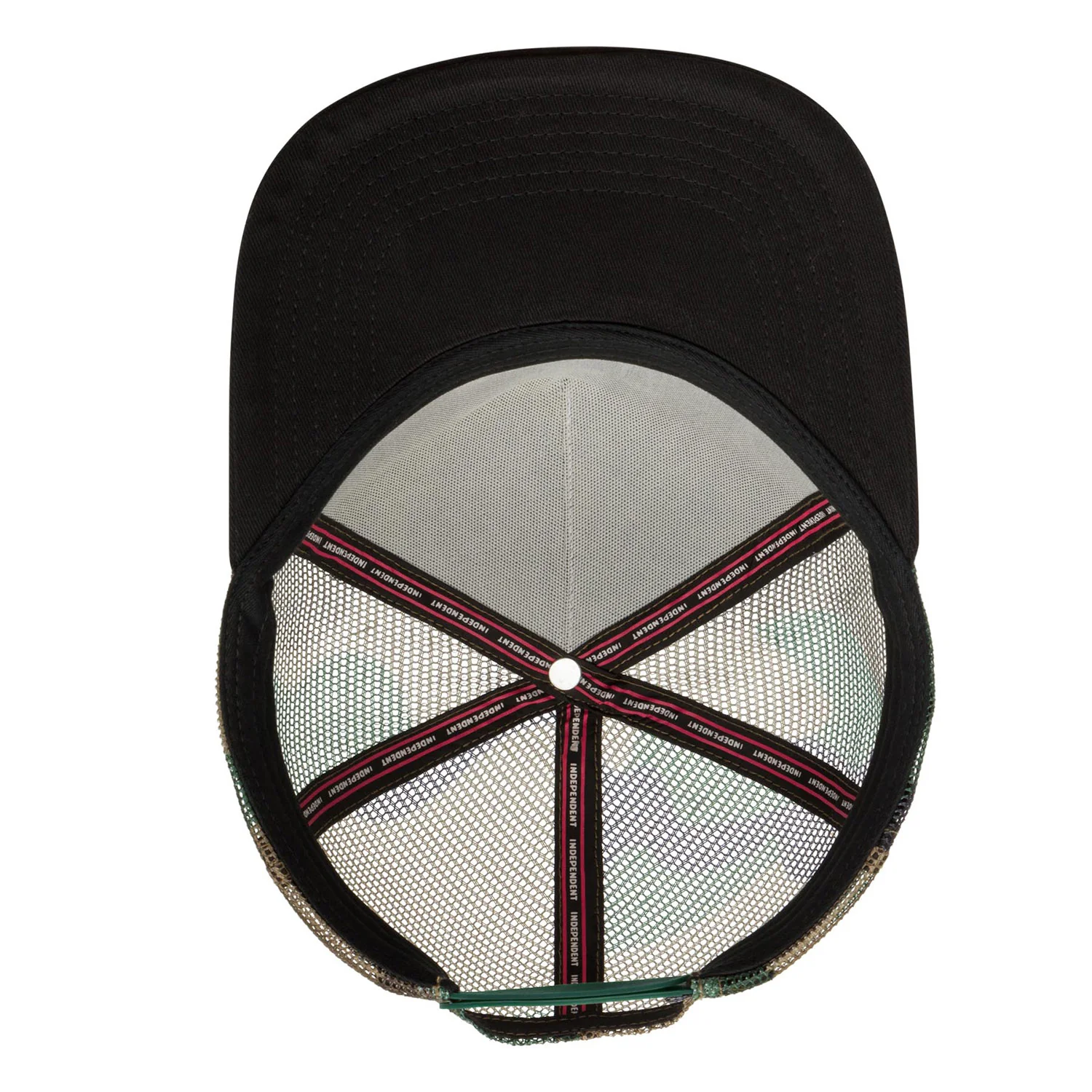 Independent Trucks Hat BTG Summit Printed Mesh Trucker Black/Camo - Image 4