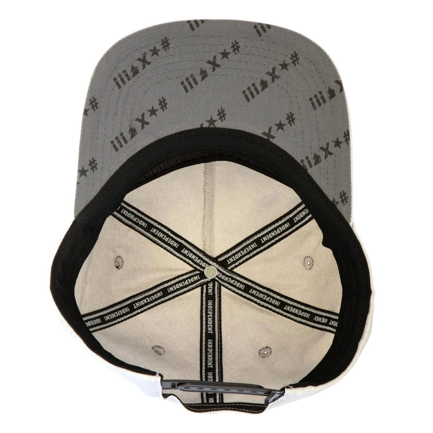 Independent Trucks Hat Exclamation Snapback Unstructured Grey - Image 4