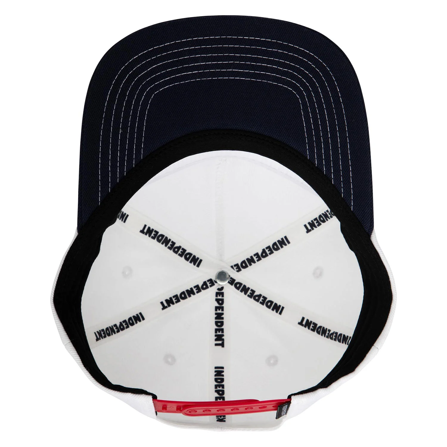 Independent Trucks Hat RTB Pilot Snapback White - Image 4