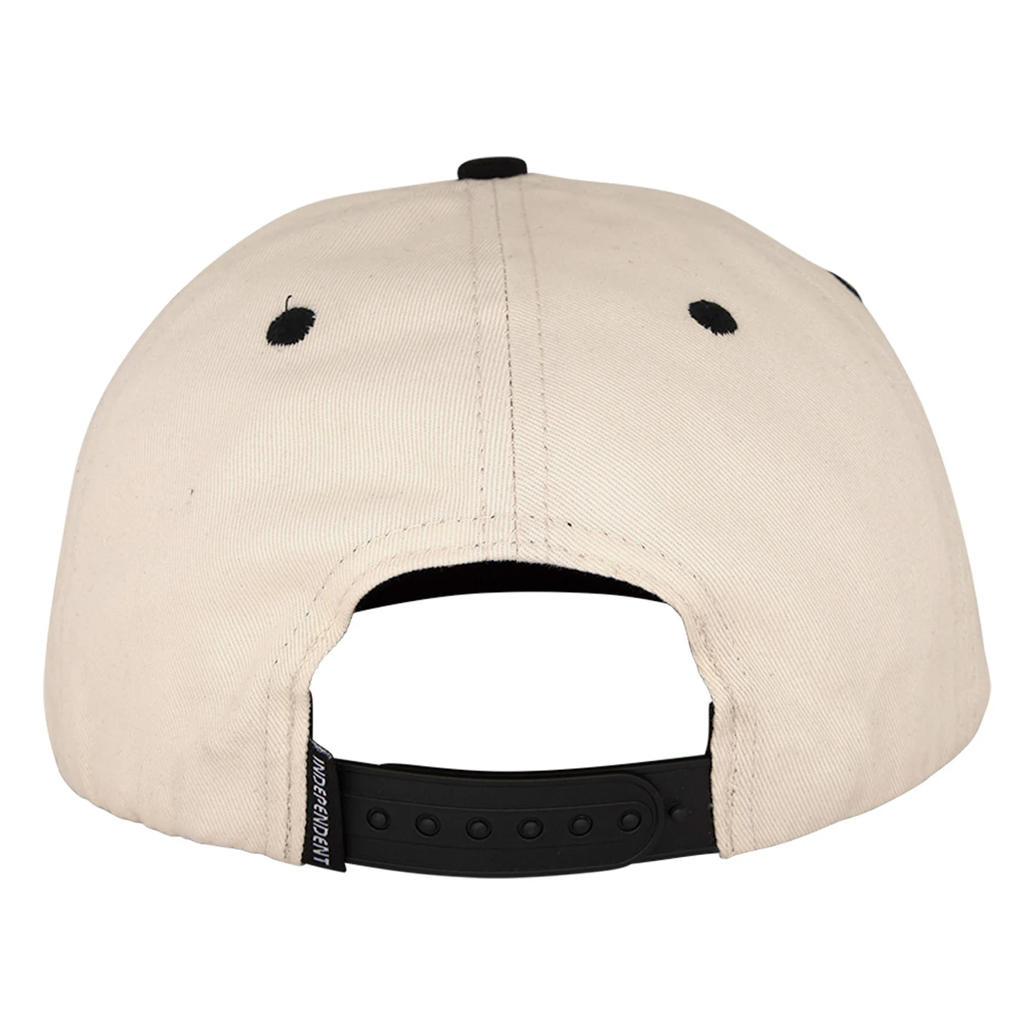 Independent Trucks Hat Scroll 2 Snapback Unstructured Natural/Black - Image 2