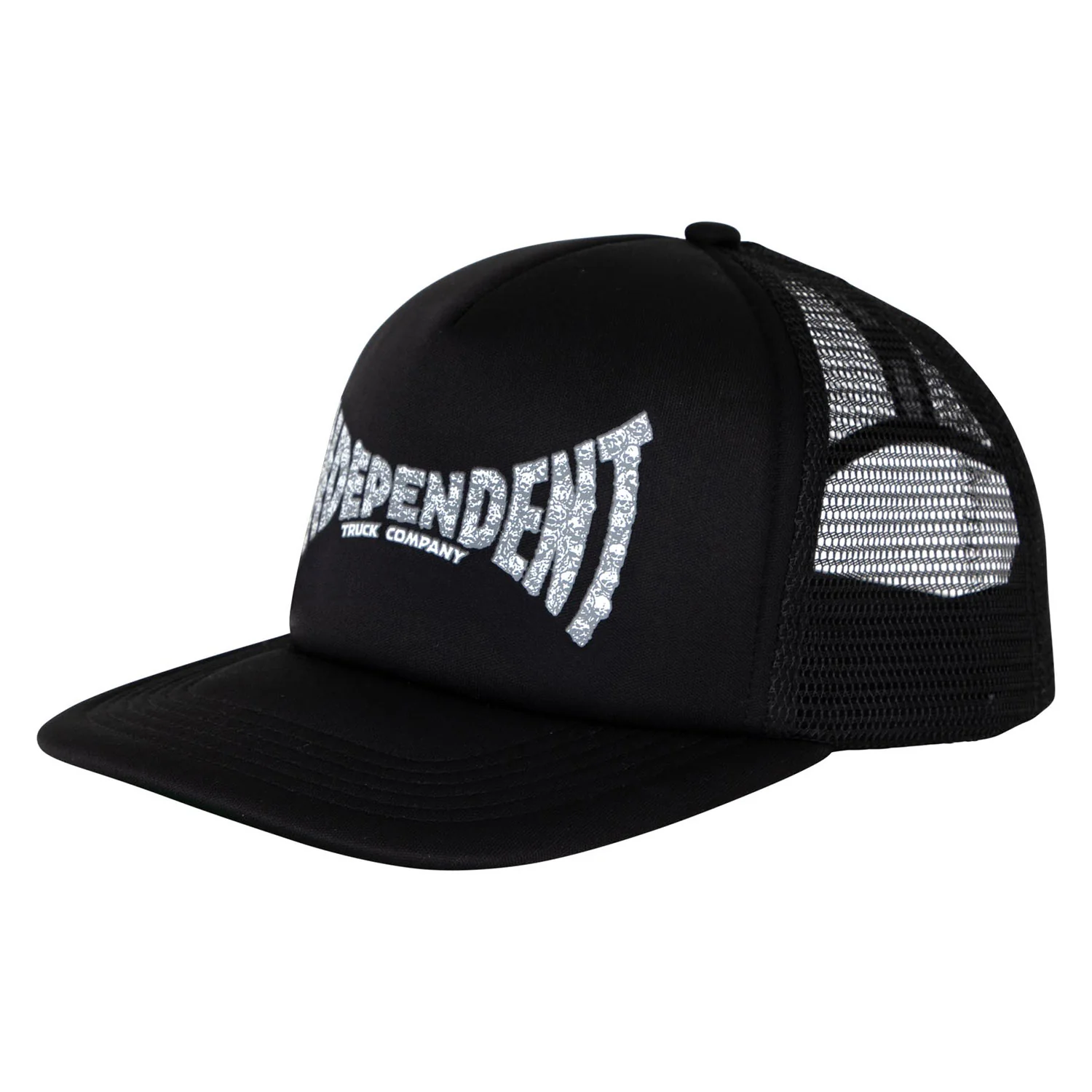 Independent Trucks Hat Skull Span Mesh Trucker Black