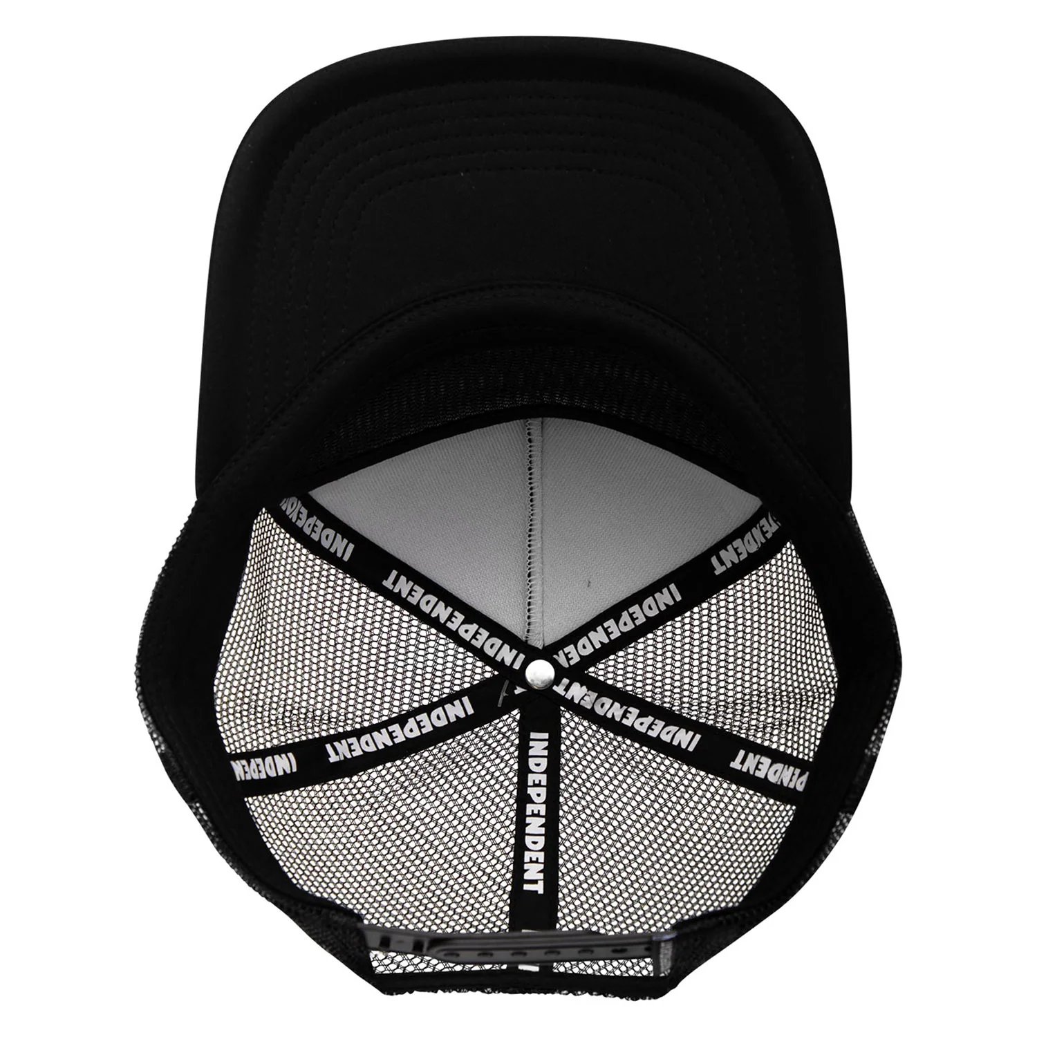 Independent Trucks Hat Skull Span Mesh Trucker Black - Image 4