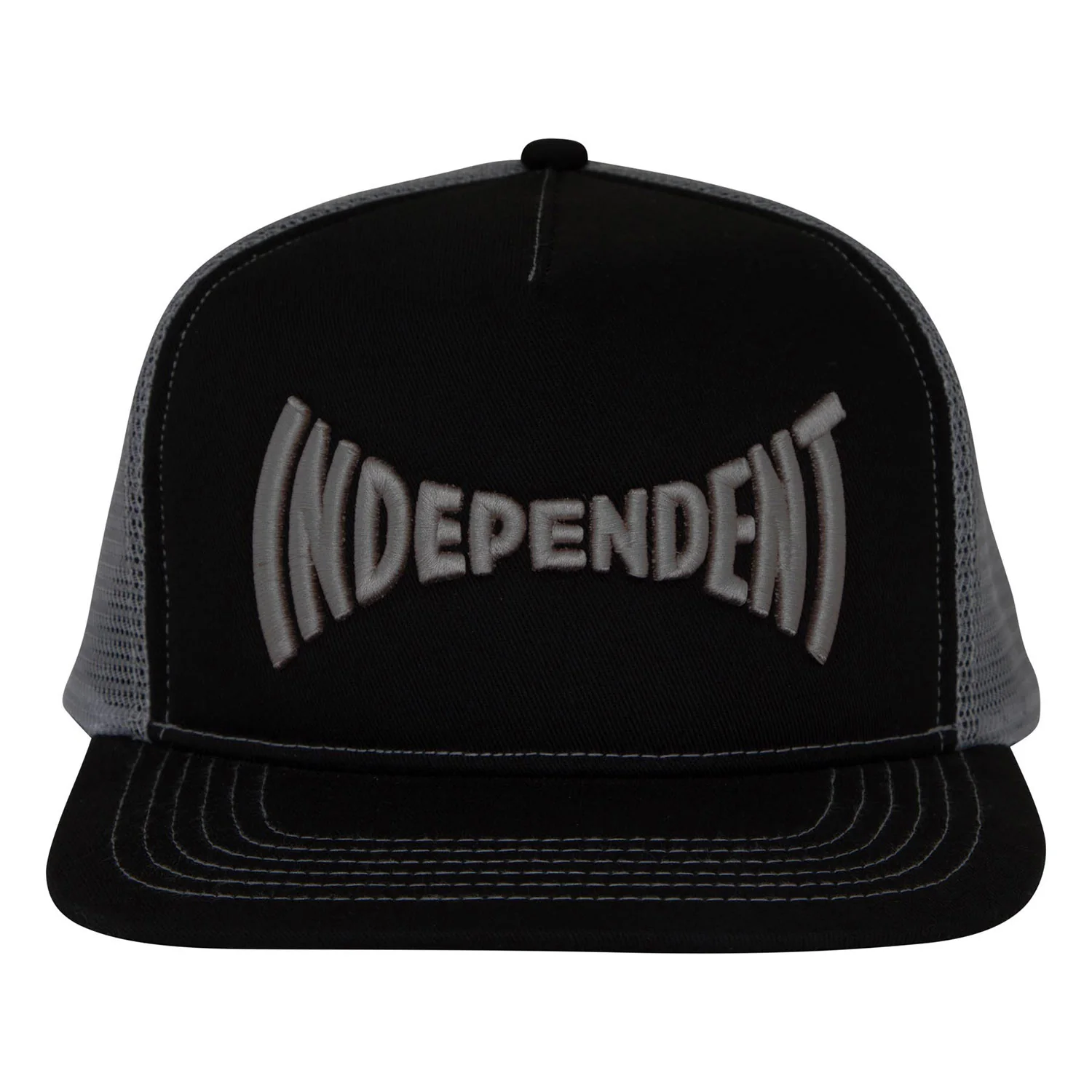 Independent Trucks Hat Span Mesh Trucker Black/Grey - Image 3