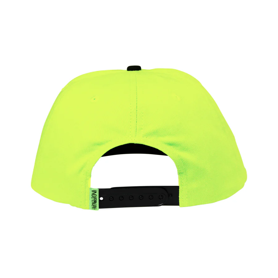 Independent Trucks Hat Tony Hawk Transmission Snapback Safety Yellow/Black - Image 3