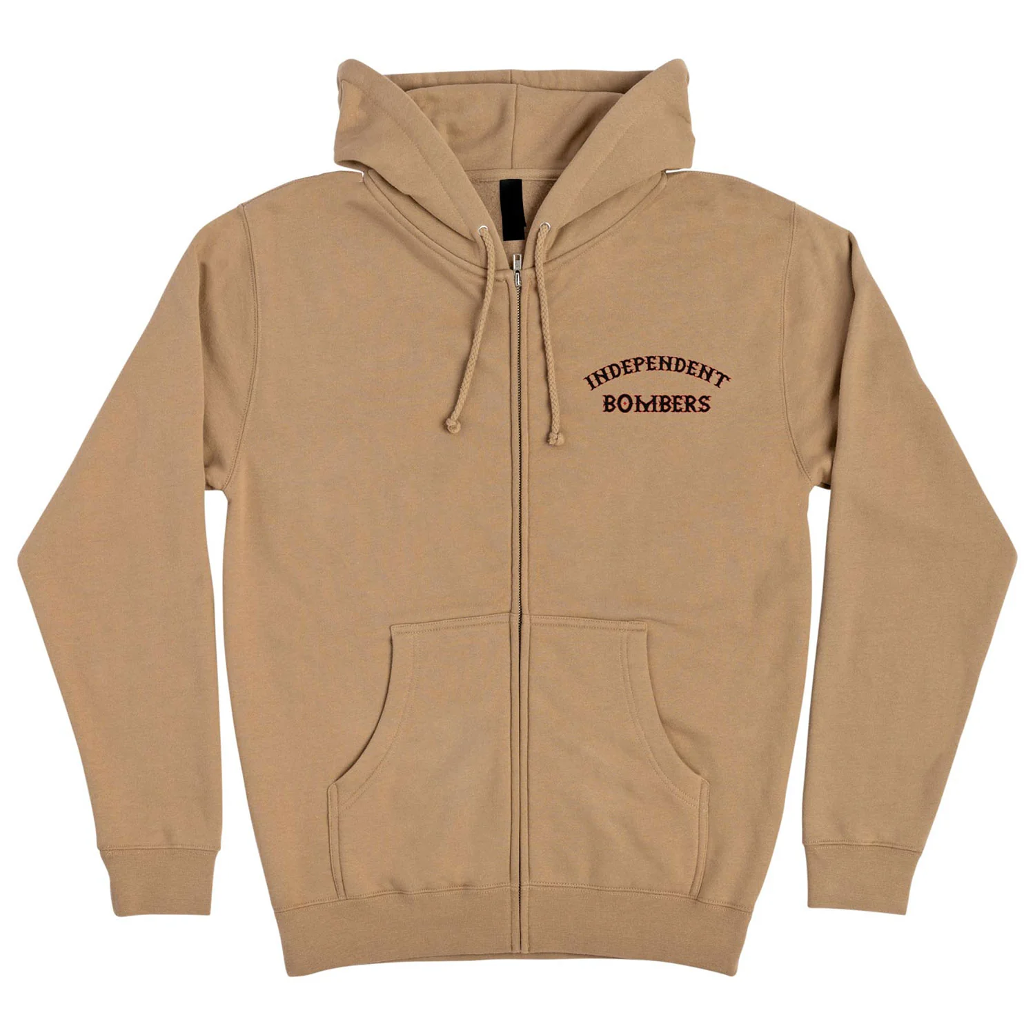 Independent Trucks Hoody Bombers Zip Sandstone - Image 2