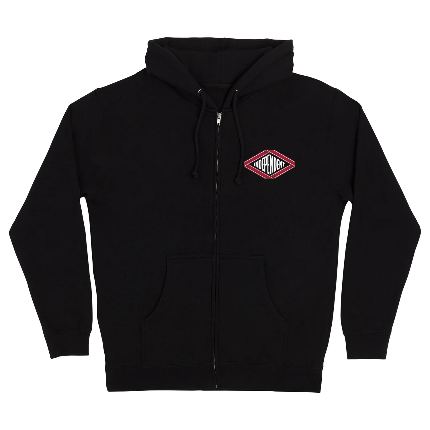 Independent Trucks Hoody Scroll 2 Zip Black - Image 2