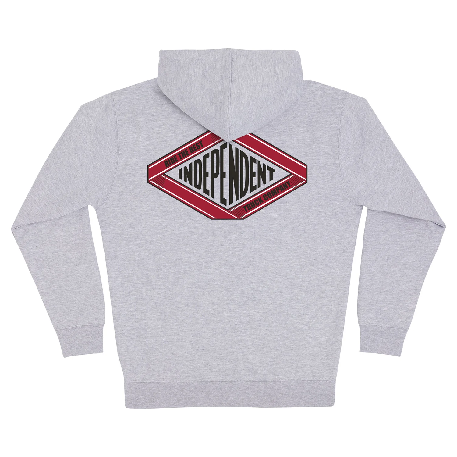 Independent Trucks Hoody Scroll 2 Zip Grey Heather