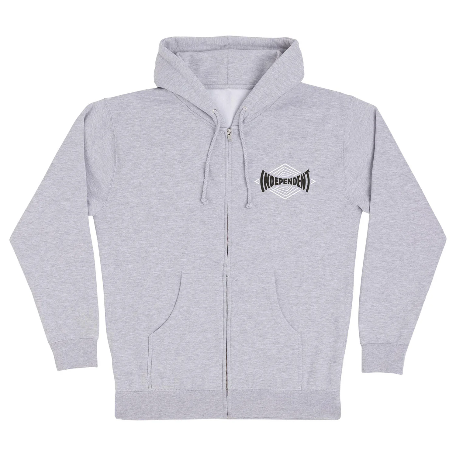 Independent Trucks Hoody Vertigo Span Zip Grey Heather - Image 2
