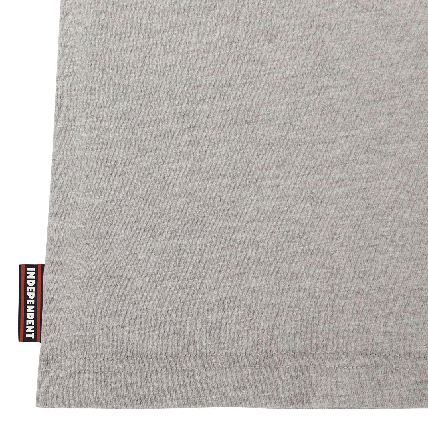 Independent Trucks Shirt BTG Label Henley Heather Grey/Black - Image 4