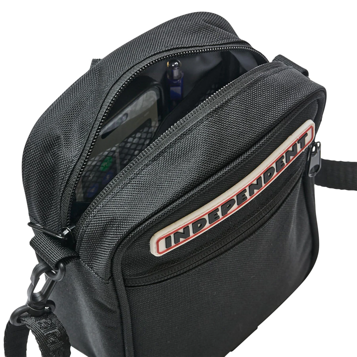 Independent Trucks Skateboard Backpack Bar Logo Side Bag Black - Image 3
