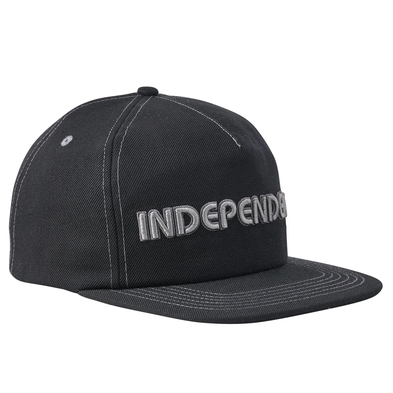 Independent Trucks Skateboard Hat Groundwork Snapback Black OS - Image 3