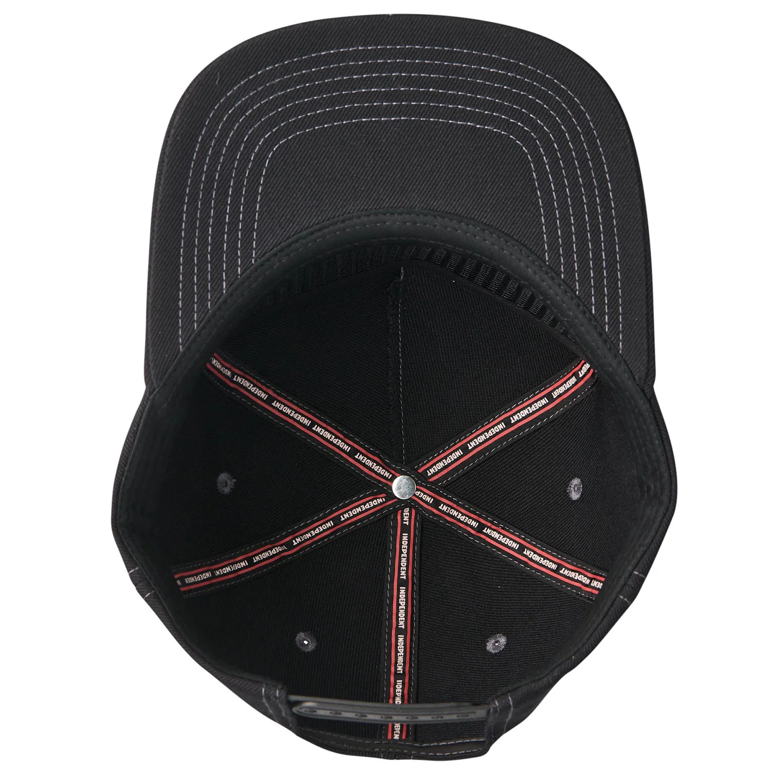 Independent Trucks Skateboard Hat Groundwork Snapback Black OS - Image 4