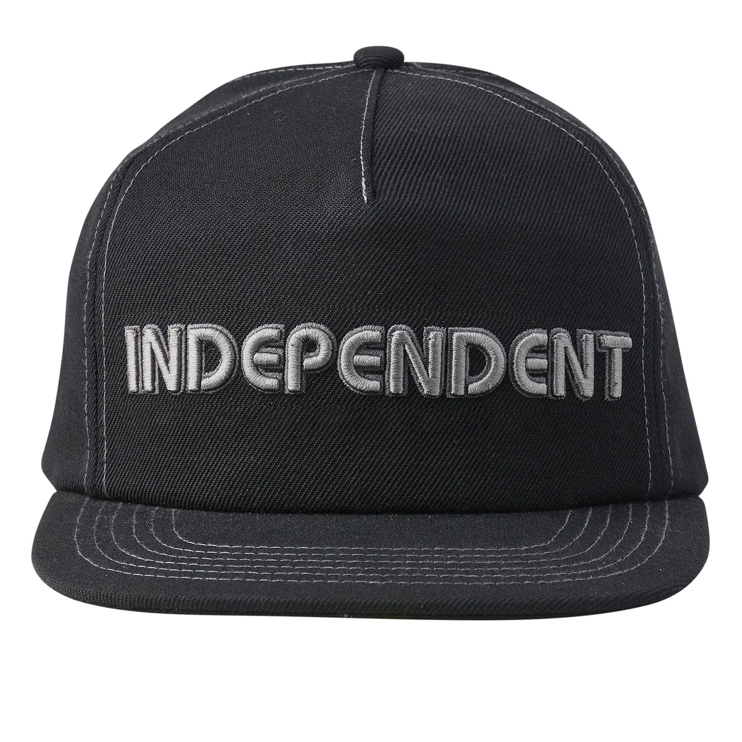 Independent Trucks Skateboard Hat Groundwork Snapback Black OS - Image 5