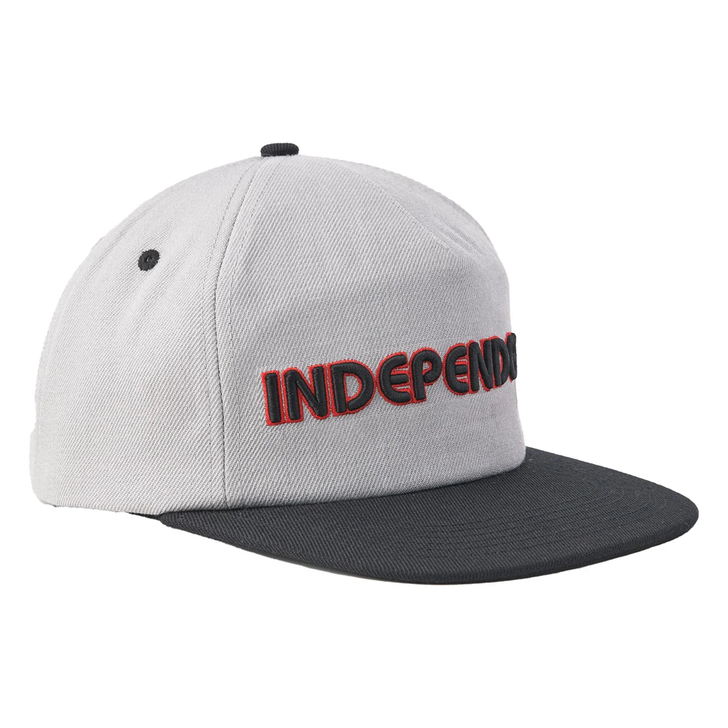 Independent Trucks Skateboard Hat Groundwork Snapback Grey/Black OS - Image 3