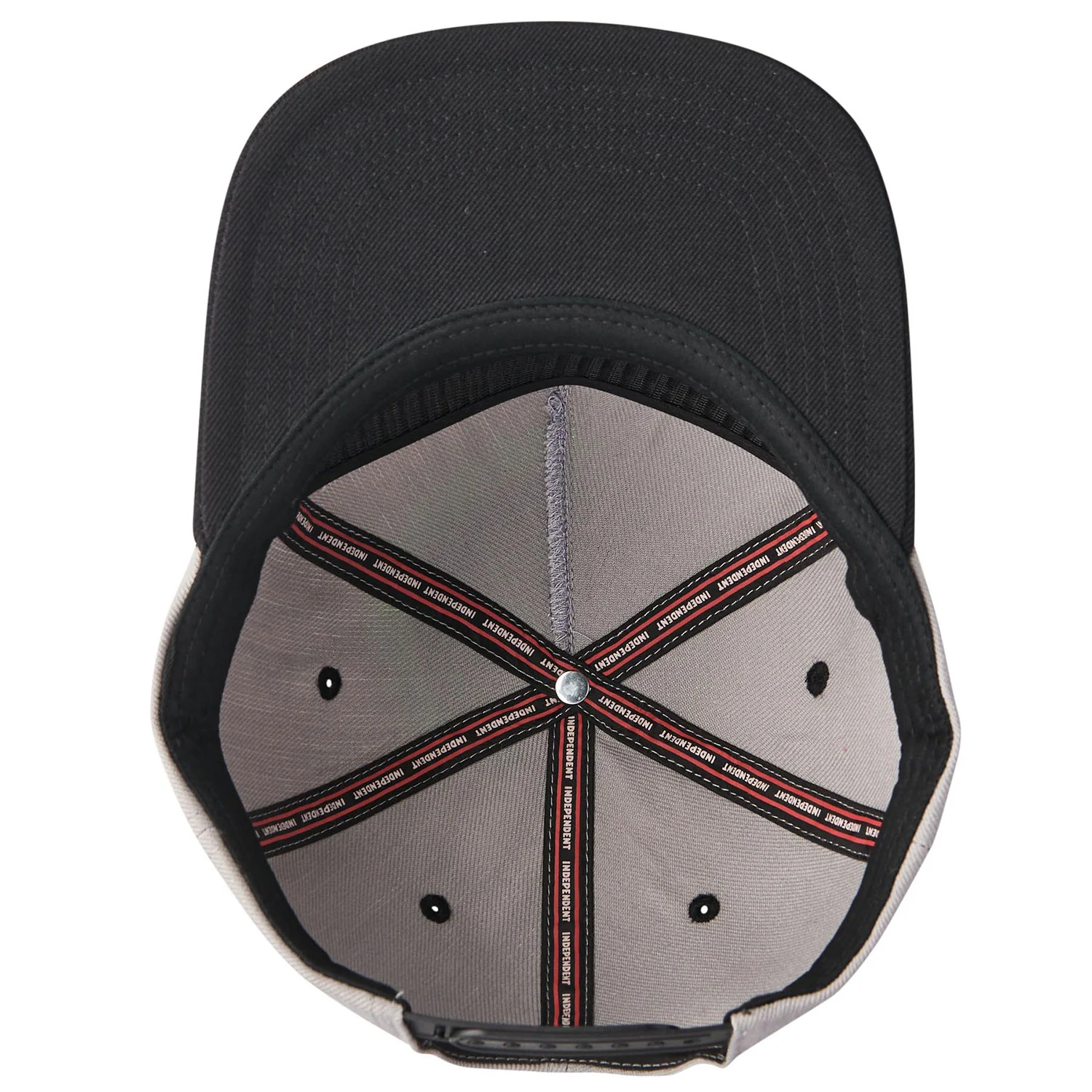 Independent Trucks Skateboard Hat Groundwork Snapback Grey/Black OS - Image 4