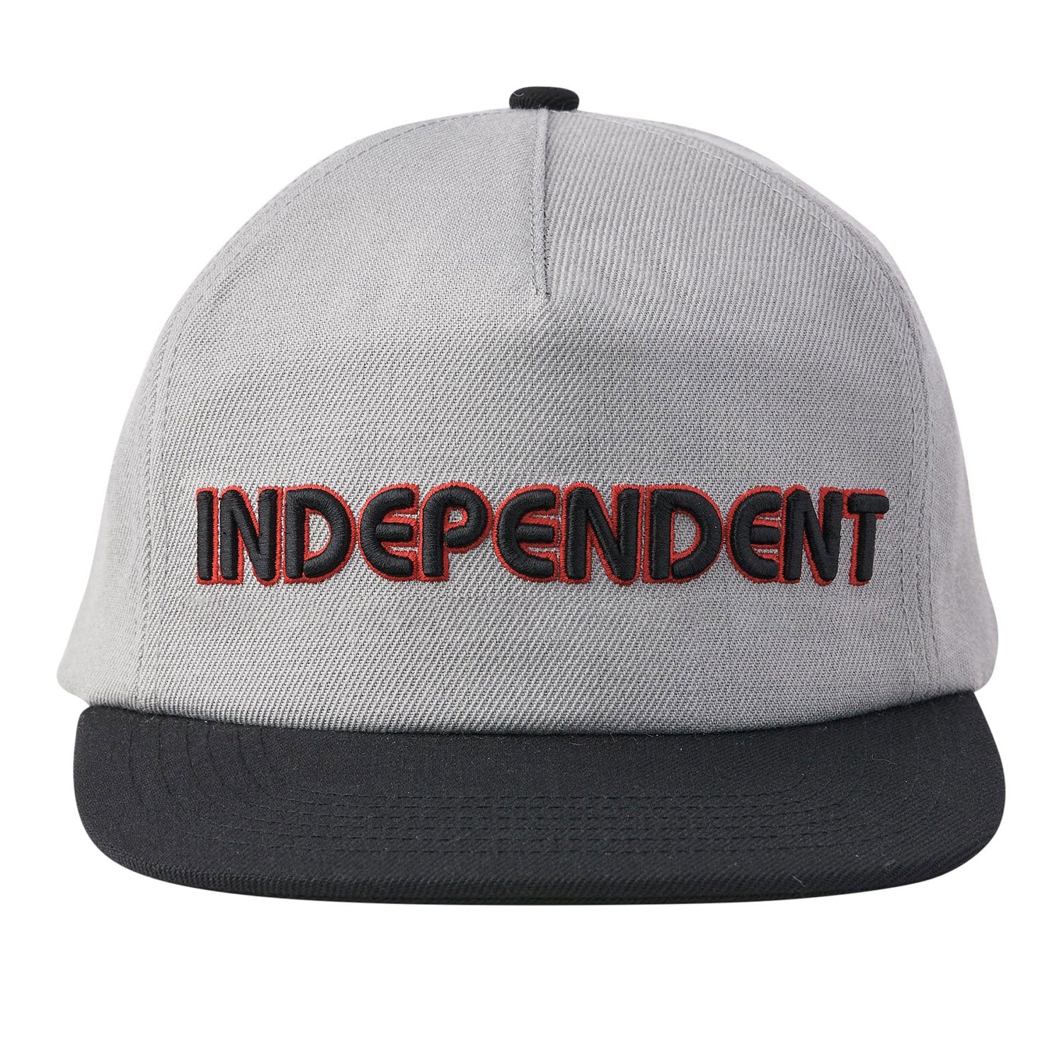 Independent Trucks Skateboard Hat Groundwork Snapback Grey/Black OS - Image 5