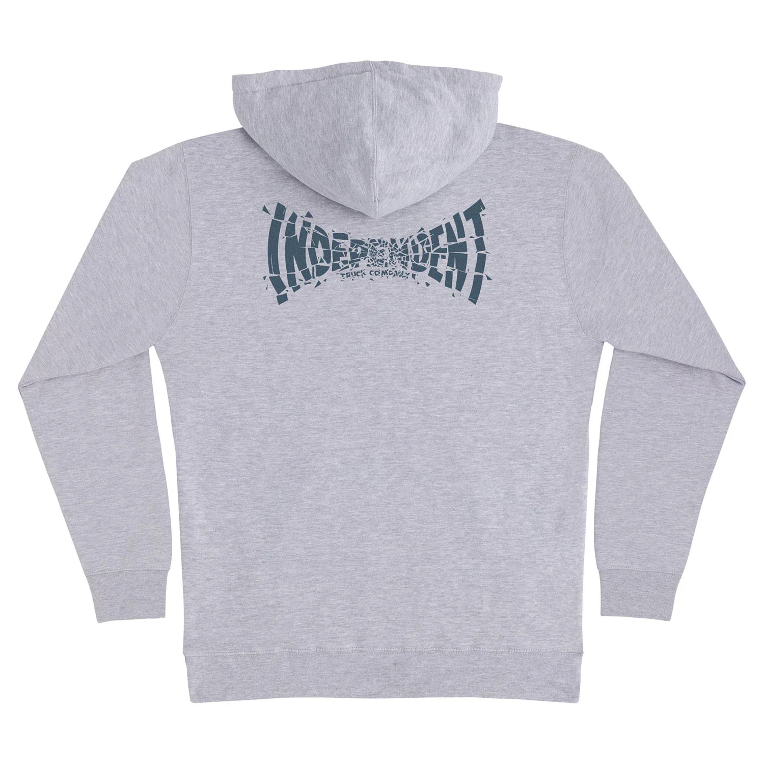 Independent Trucks Skateboard Hoody Shatter Span Pullover Heather Grey