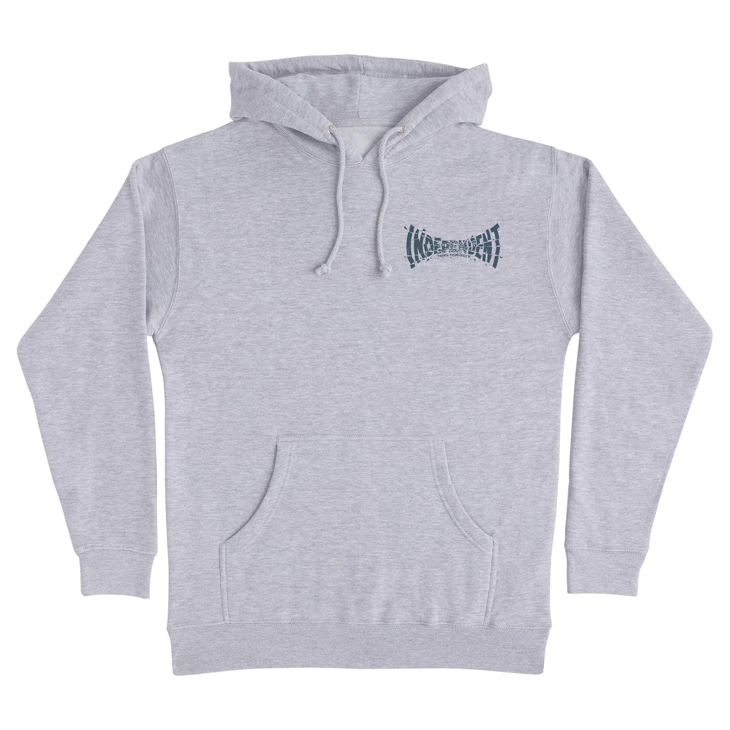 Independent Trucks Skateboard Hoody Shatter Span Pullover Heather Grey - Image 2