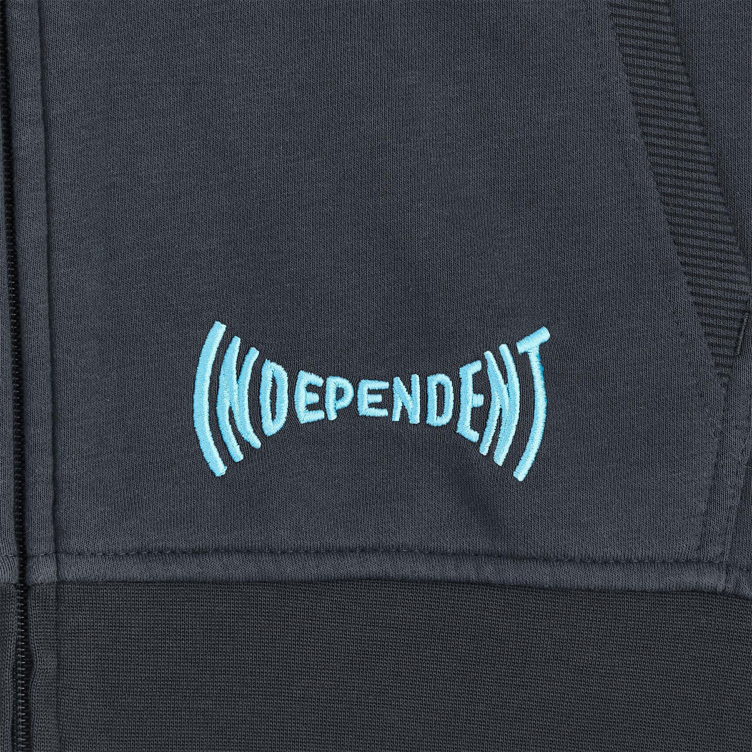 Independent Trucks Skateboard Hoody Span Zip Slate - Image 4