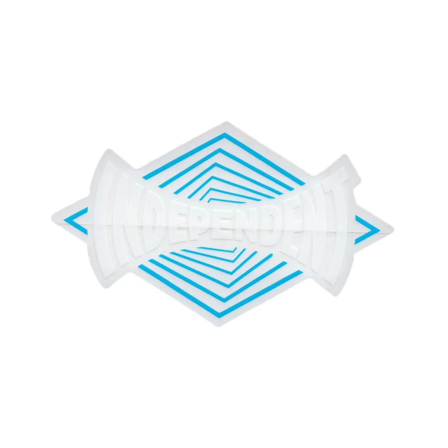 Independent Trucks Skateboard Sticker Vertigo Span Blue 3.5"