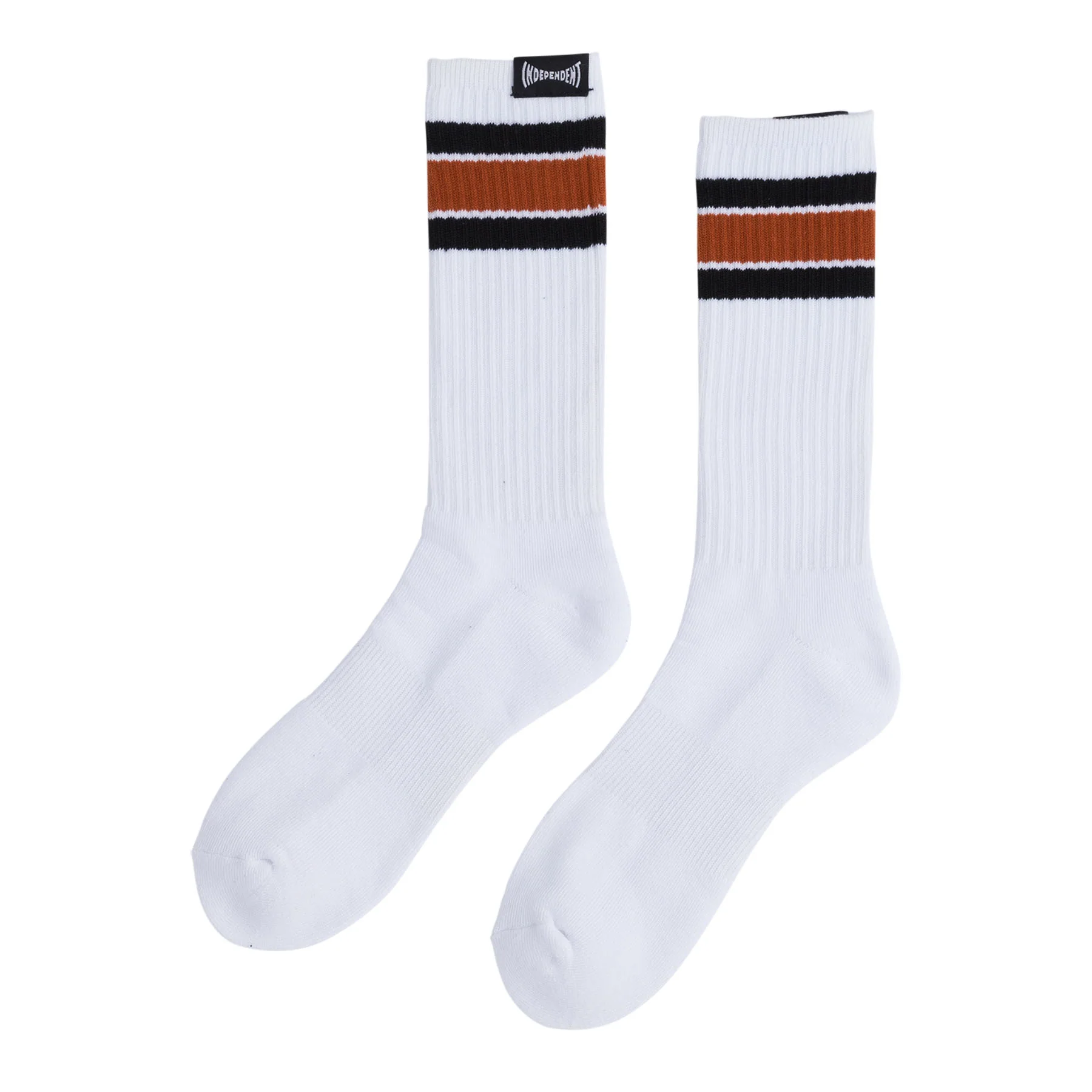 Independent Trucks Socks Span Crew White/Black/Brown