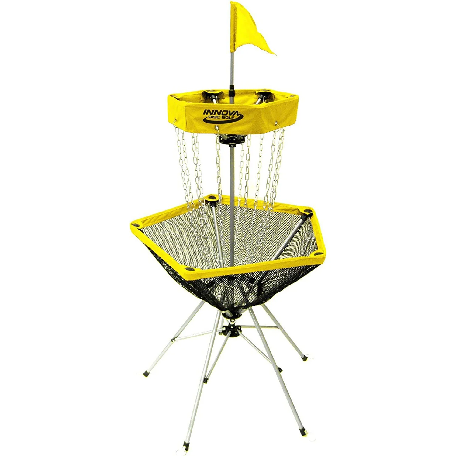 Innova Disc Golf Basket DISCatcher Pop Up Portable Target Yellow