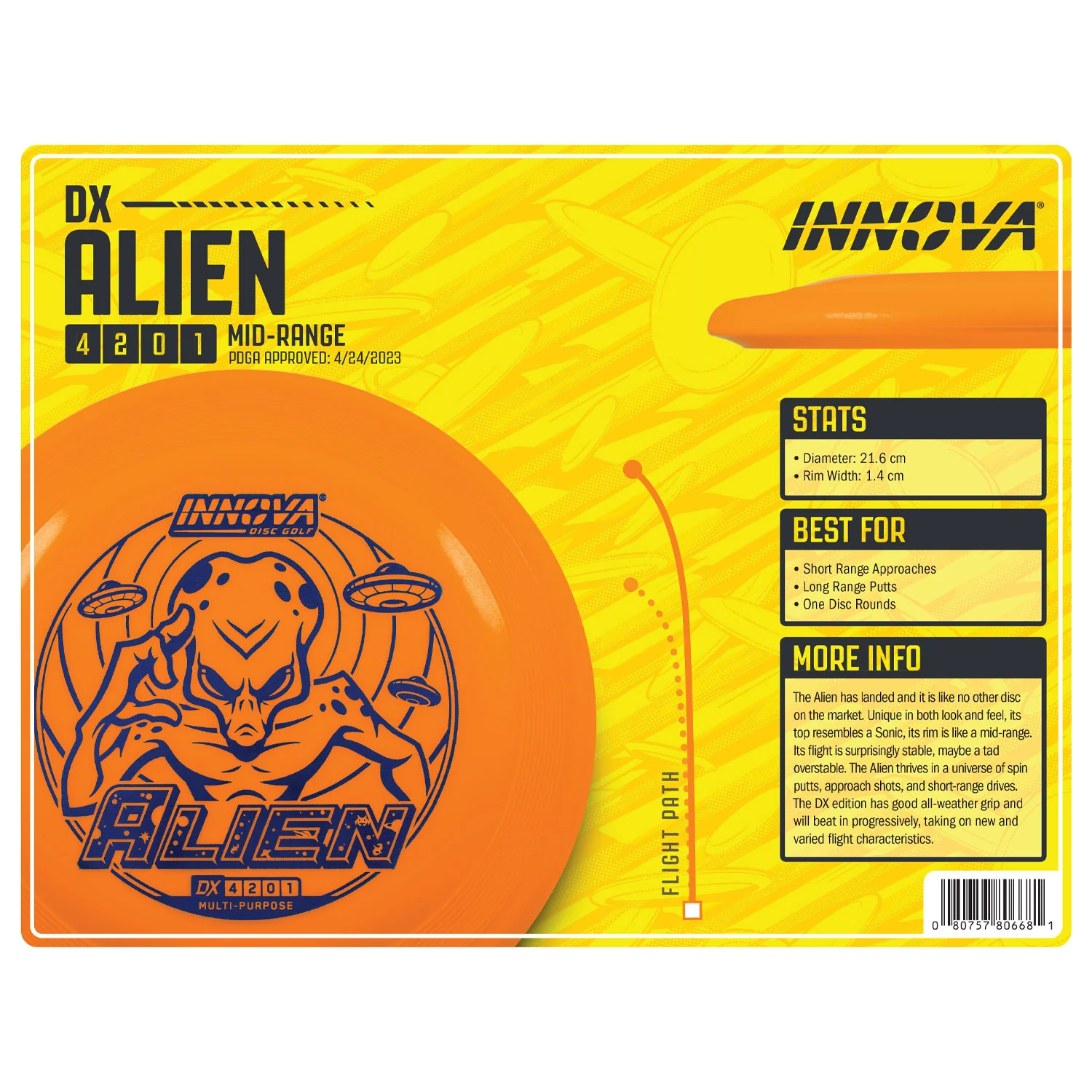 Innova Disc Golf DX Alien Multi Purpose 4/2/0/1 - Choose Exact Disc - Image 5