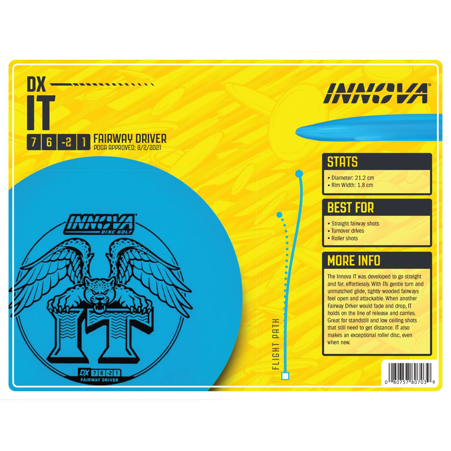 Innova Disc Golf DX IT Fairway Driver 7/6/-2/1 - Choose Exact Disc - Image 5