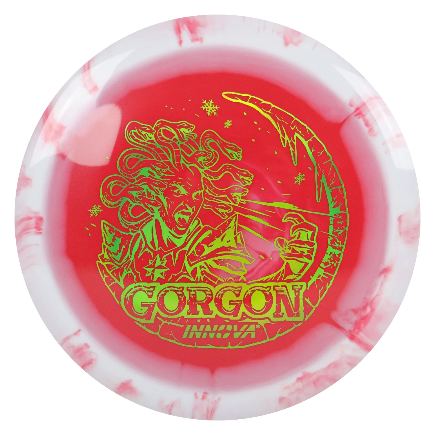 Innova Disc Golf Holiday Halo Star Gorgon w/ Free Luster Snowflake Mini - Choose Exact Disc - Image 17
