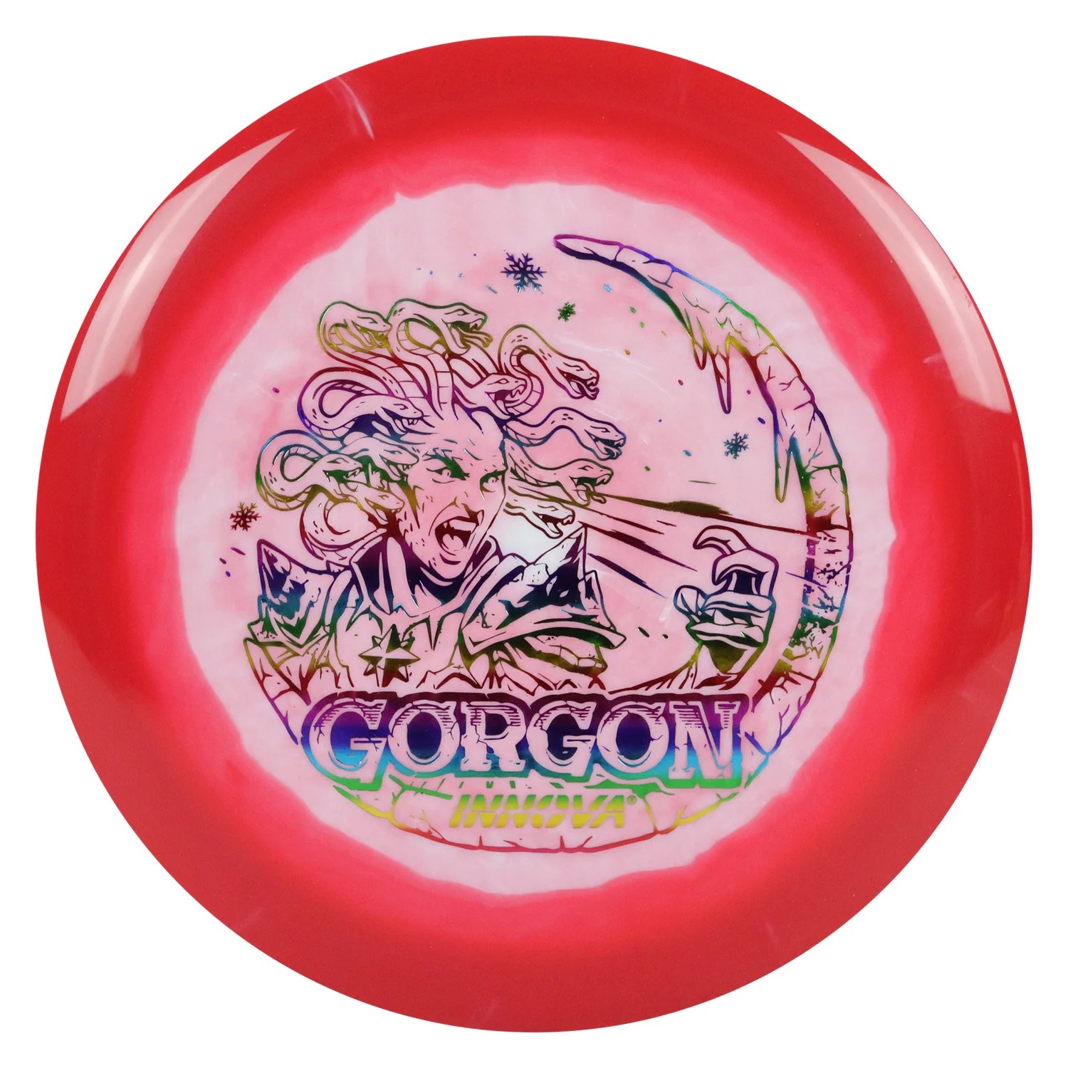 Innova Disc Golf Holiday Halo Star Gorgon w/ Free Luster Snowflake Mini - Choose Exact Disc - Image 18