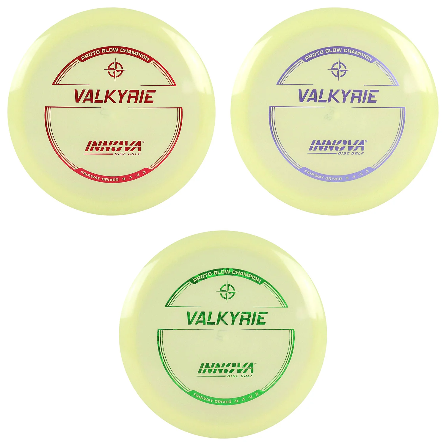 Innova Disc Golf Proto Glow Champion Valkyrie Fairway Driver 9/4/-2/2 - Choose Exact Disc