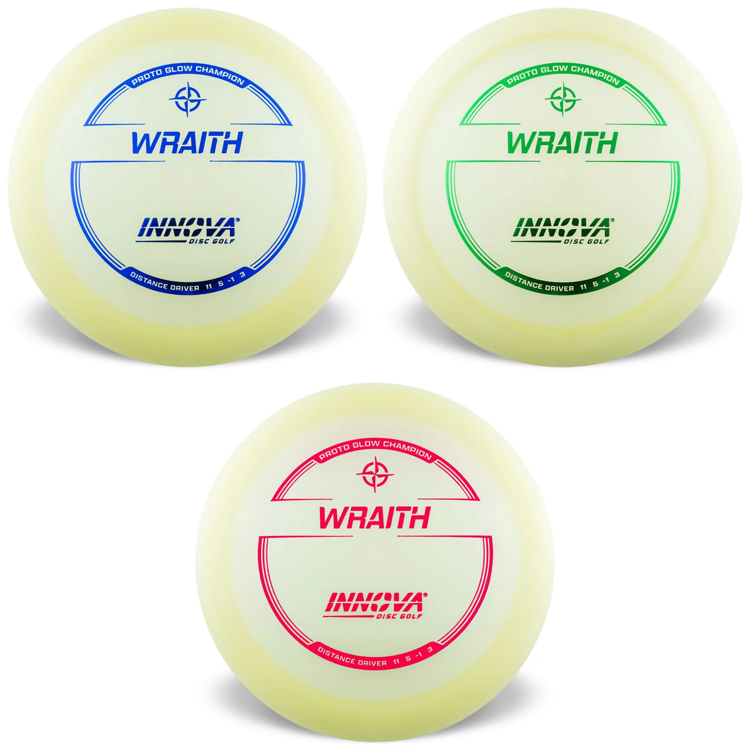 Innova Disc Golf Proto Glow Champion Wraith Distance Driver 11/5/-1/3 - Choose
