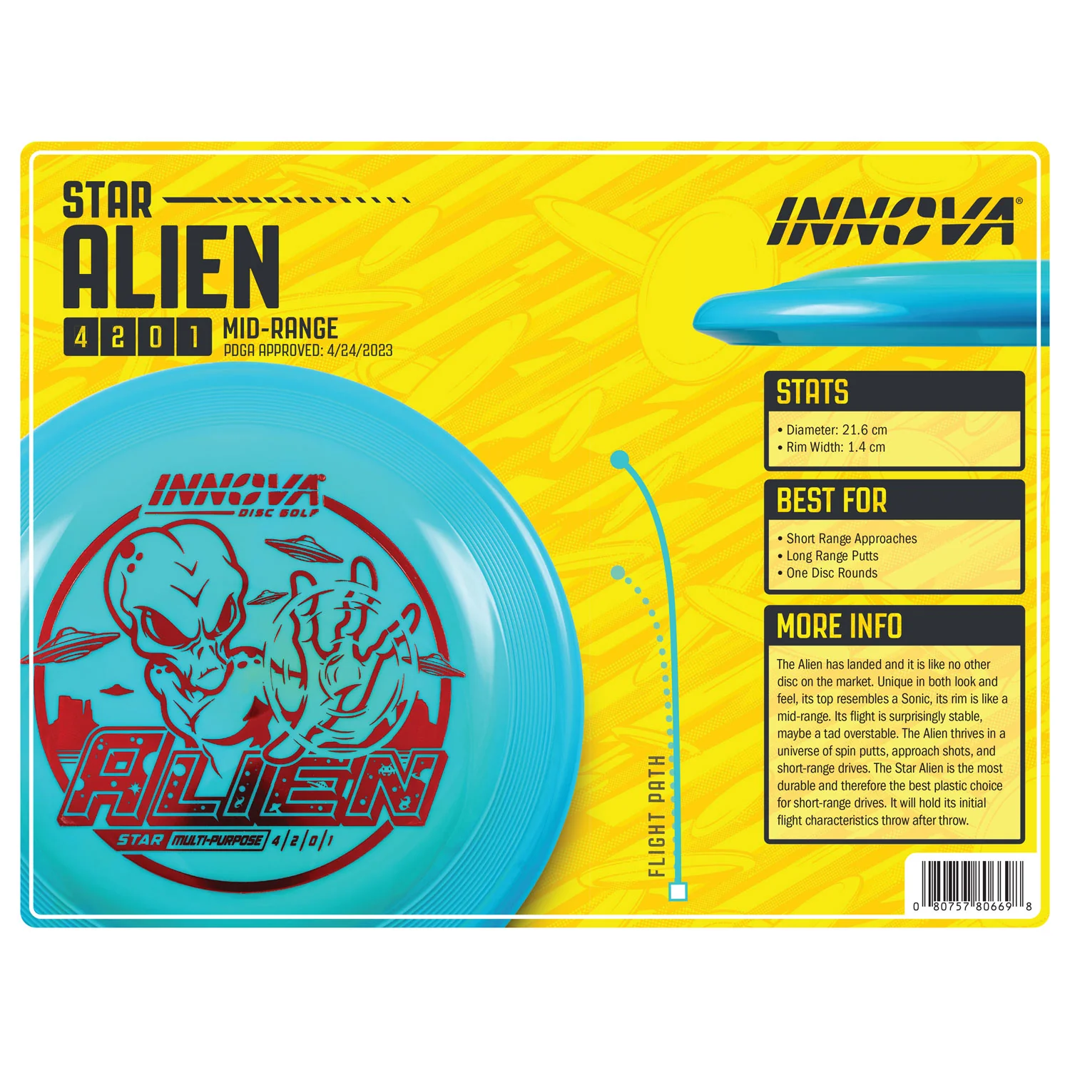 Innova Disc Golf Star Alien Multi Purpose 4/2/0/1 - Choose Exact Disc - Image 5