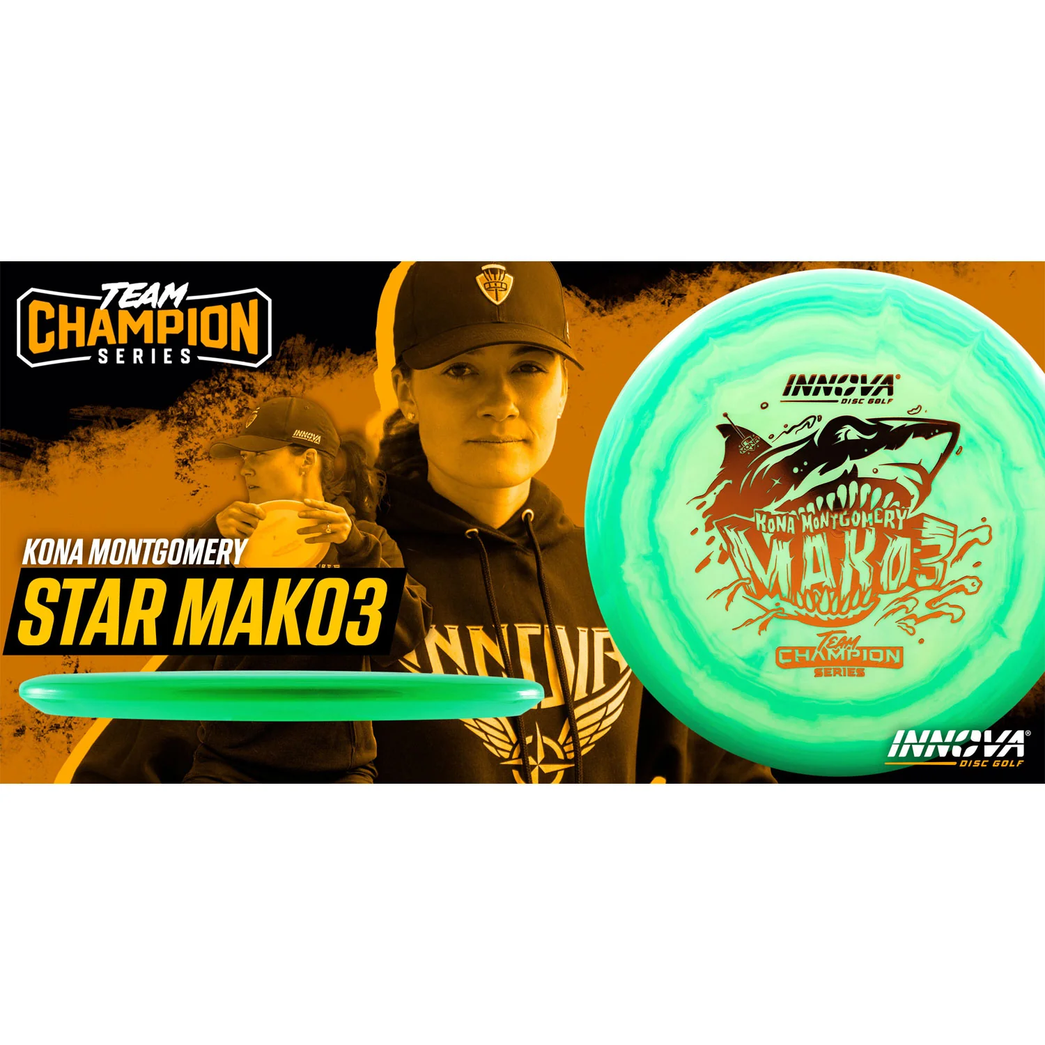 Innova Disc Golf Team Champion Series Kona Montgomery Star Mako3 5/5/0/0 - Choose Exact Disc - Image 5