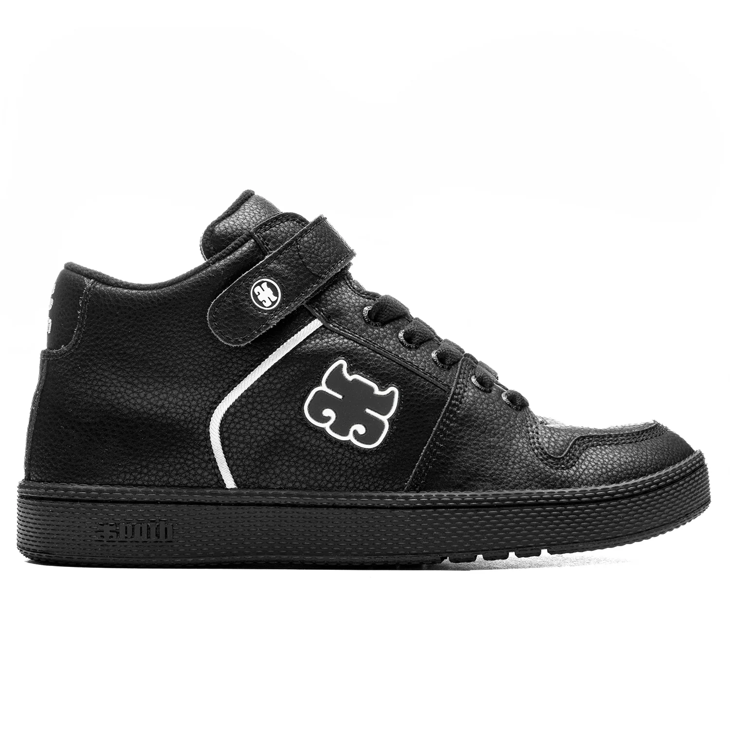 Ipath Skateboard Shoes Grasshopper Black Pebble Leather