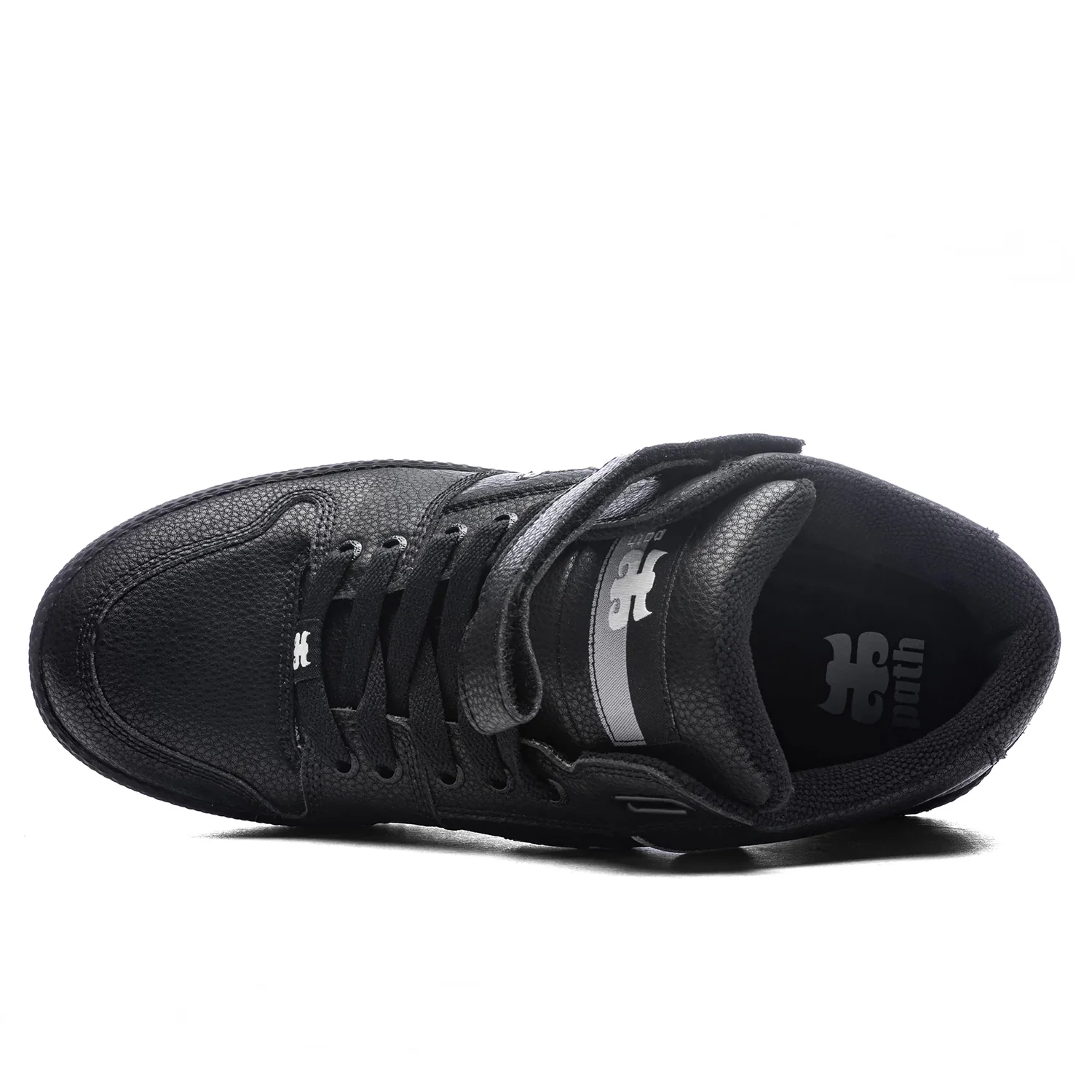 Ipath Skateboard Shoes Grasshopper Black Pebble Leather - Image 4