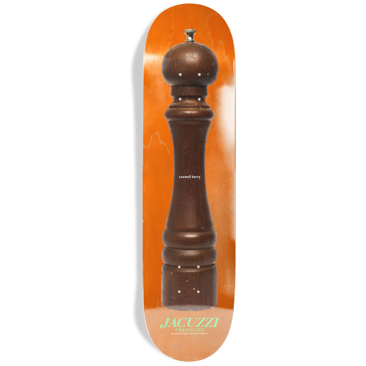 Jacuzzi Premium Skateboard with Indy Trucks, Triclops Wheels - 8.25" Caswell Berry Pepper Grinder - Image 2