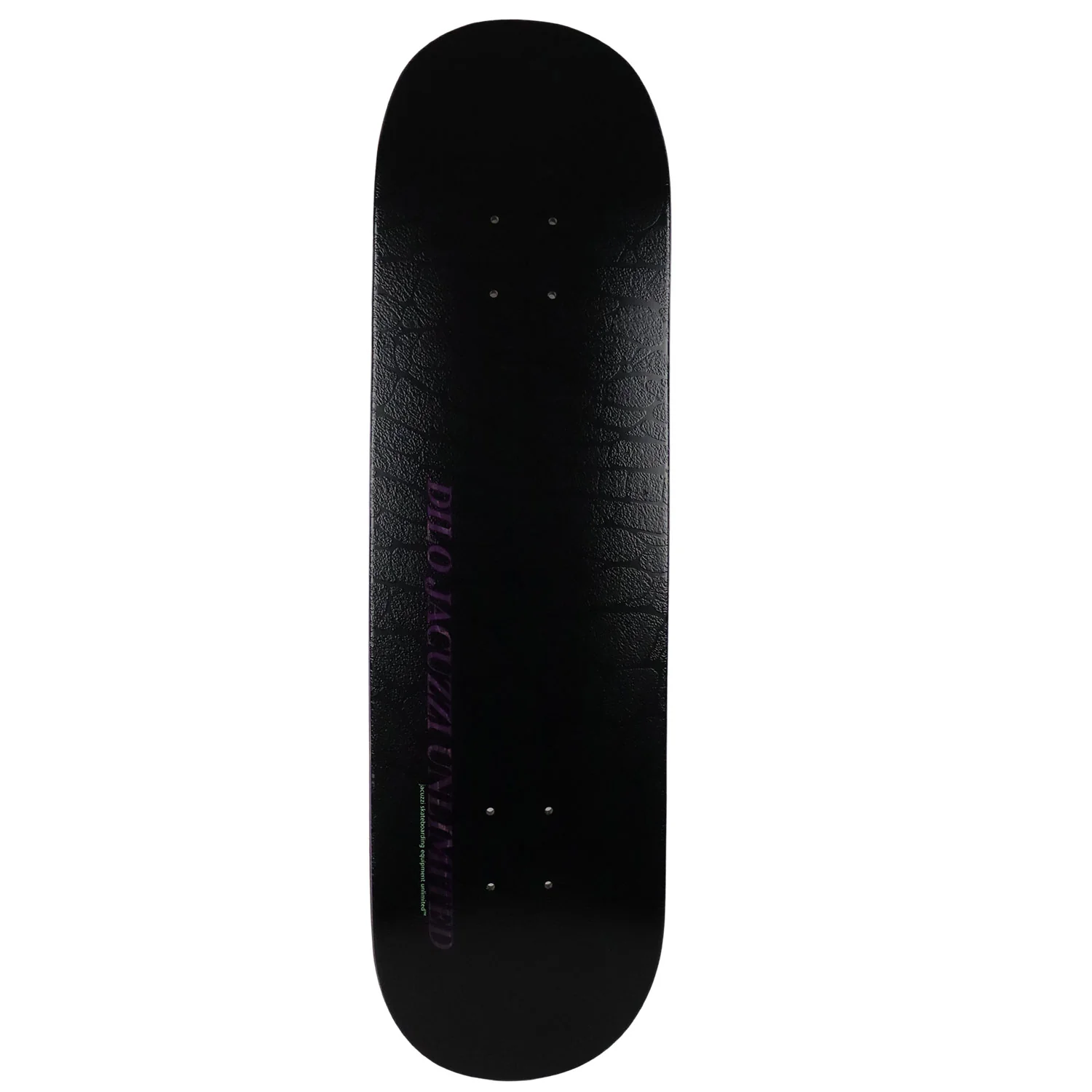 Jacuzzi Rider Stock Skateboard Deck Matt Savidakis Dilo Gator Bait Black 8.5" x 32.2"