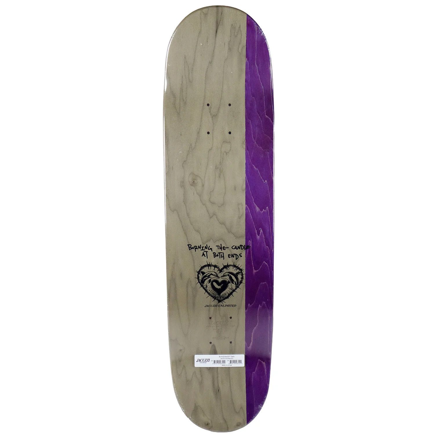 Jacuzzi Skateboard Complete Burnt Ends Twin 8.5" x 32.325" - Image 2