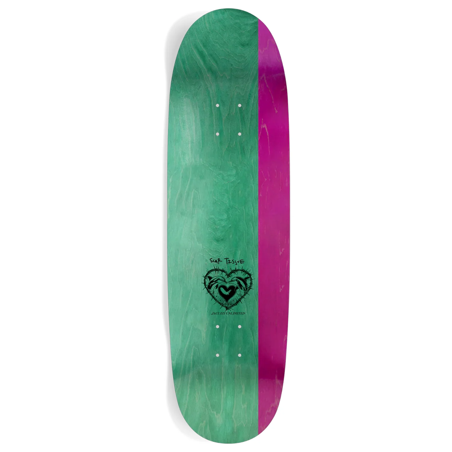 Jacuzzi Skateboard Complete Dolphin Logo Black 8.75" x 32.1" - Image 2