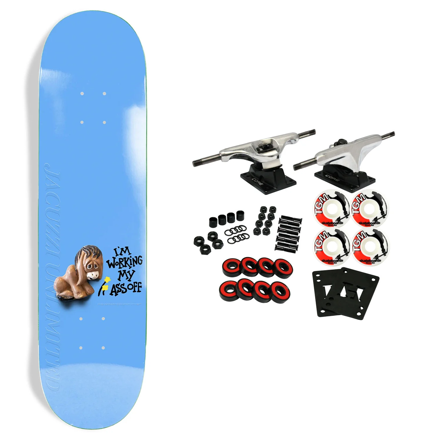 Jacuzzi Skateboard Complete Work Horse 9" x 32.1"