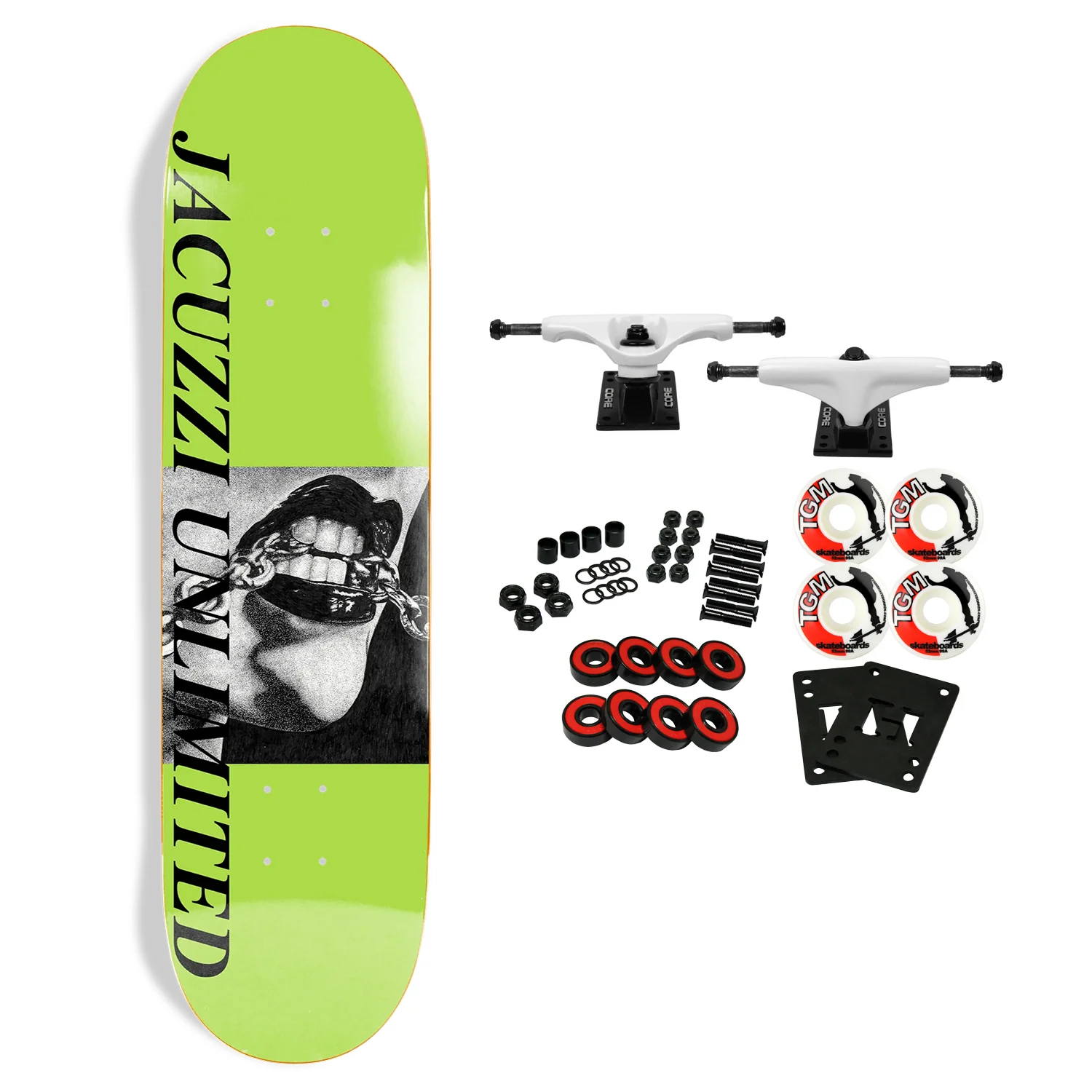 Jacuzzi Skateboard Complete Zander Mitchell Chain Mail 8.5" x 32.325"
