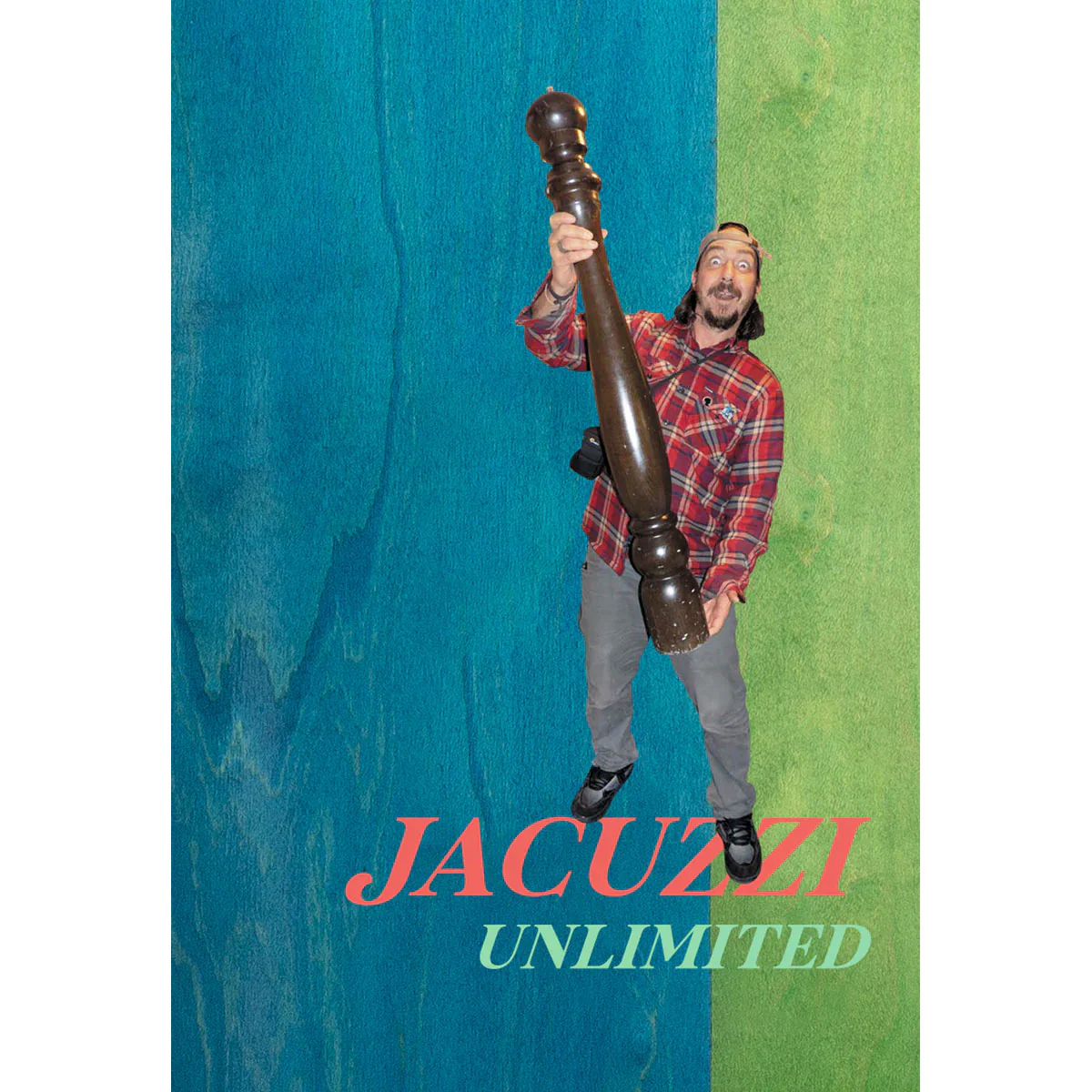 Jacuzzi Skateboard Deck Caswell Berry Pepper Grinder Split Top 8.25" x 32" - Image 3