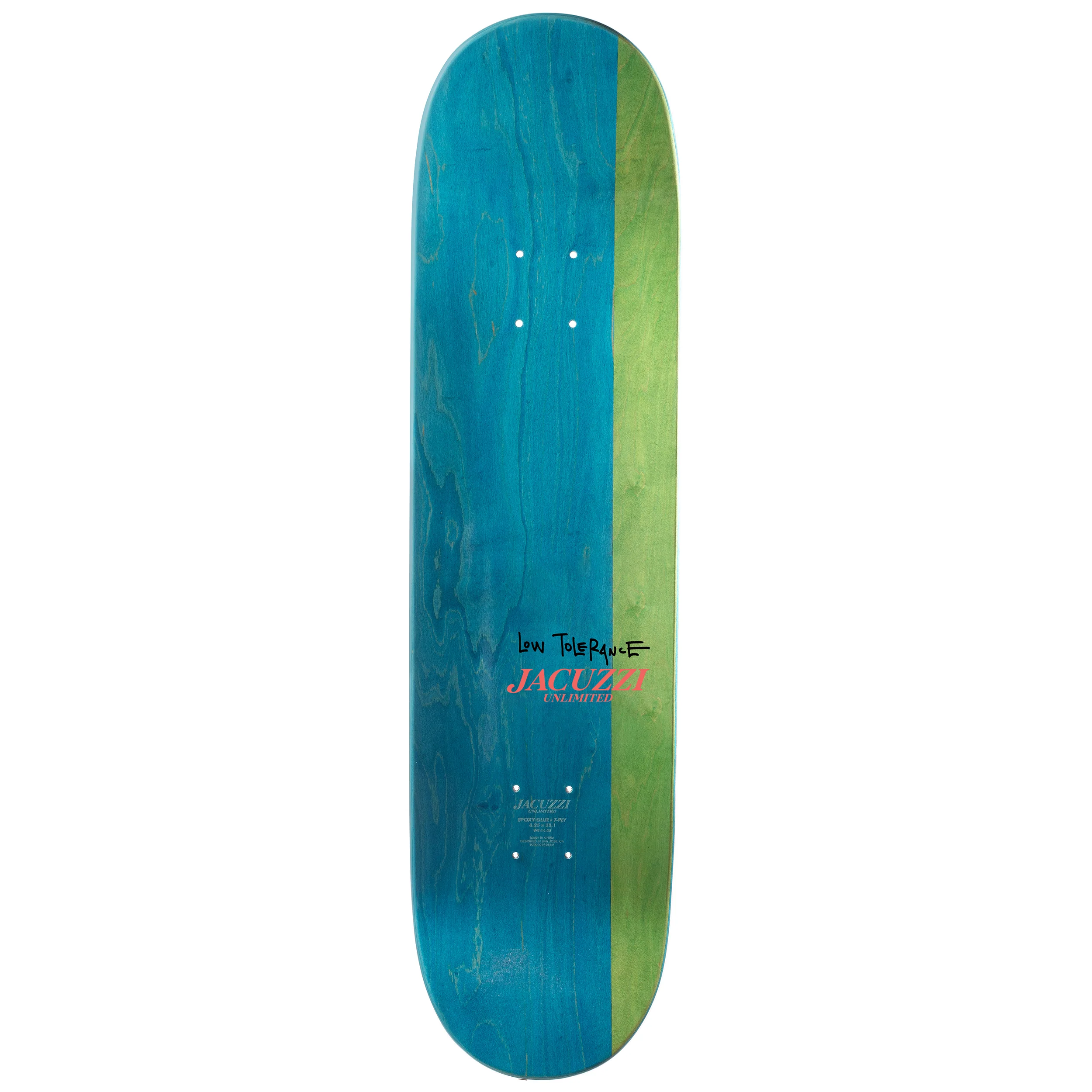 Jacuzzi Skateboard Deck Caswell Berry Roll Up 8.25" x 32" - Image 2