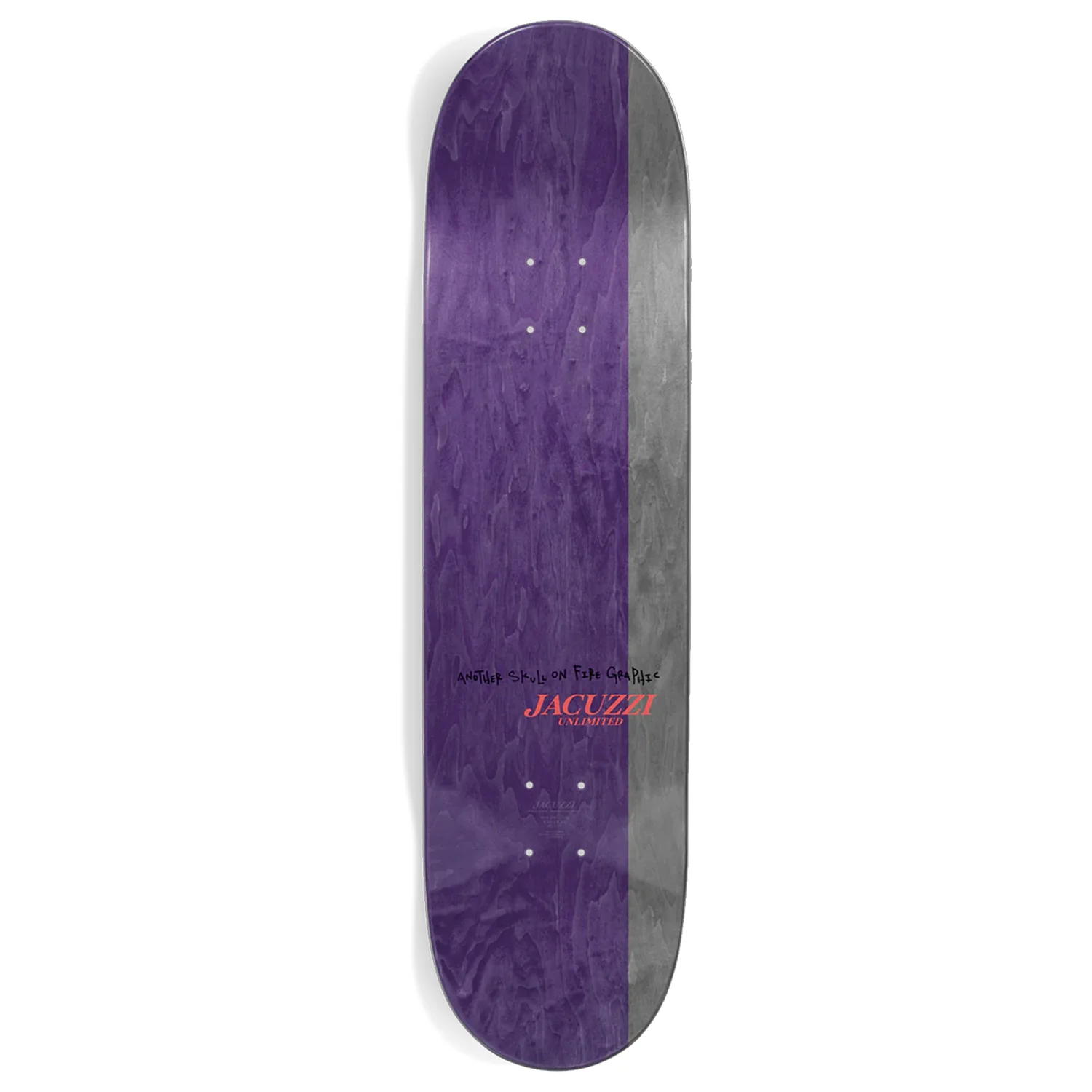 Jacuzzi Skateboard Deck John Dilo Skull Cycle 8.5" x 32.325" - Image 2